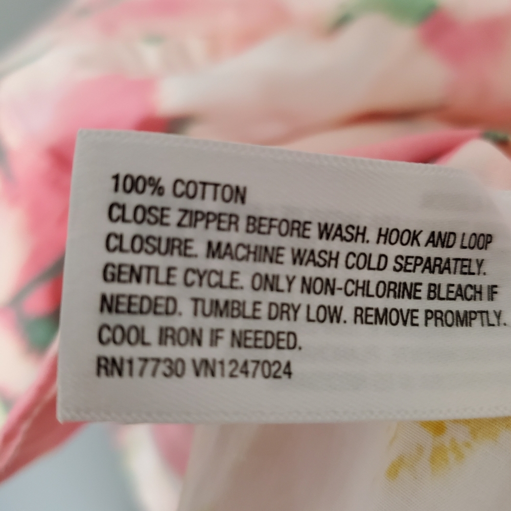 NWT A New Day Pink Floral Cotton Womens Dress Fit and Flare Size 10 - Picture 8 of 8
